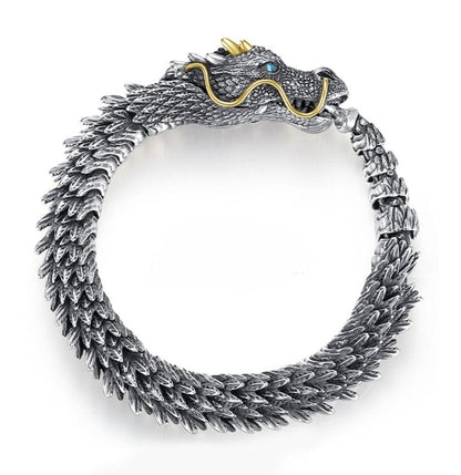 DRAGON GOT -- "12"mm Pure Copper Bracelet with Hook Buckle for Men & Boys ("9" inch) - THE MEN THING