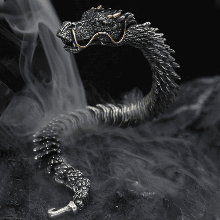 DRAGON GOT -- "12"mm Pure Copper Bracelet with Hook Buckle for Men & Boys ("9" inch) - THE MEN THING