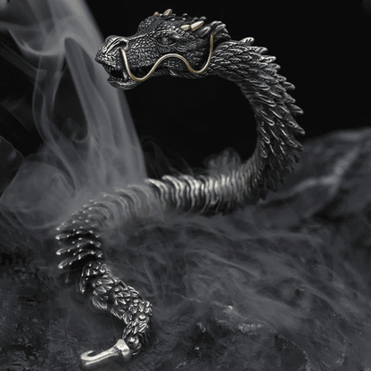 DRAGON GOT -- "12"mm Pure Copper Bracelet with Hook Buckle for Men & Boys ("9" inch) - THE MEN THING