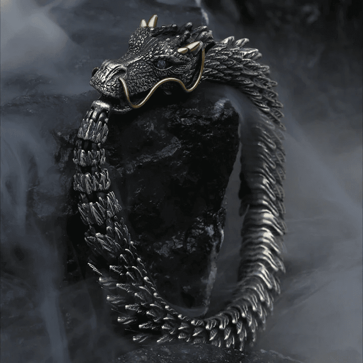 DRAGON GOT -- "12"mm Pure Copper Bracelet with Hook Buckle for Men & Boys ("9" inch) - THE MEN THING
