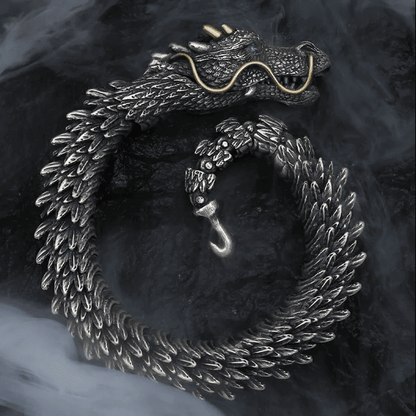 DRAGON GOT -- "12"mm Pure Copper Bracelet with Hook Buckle for Men & Boys ("9" inch) - THE MEN THING