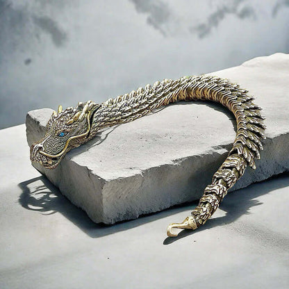 DRAGON GOT -- "12"mm Pure Copper Bracelet with Hook Buckle for Men & Boys ("9" inch) - THE MEN THING