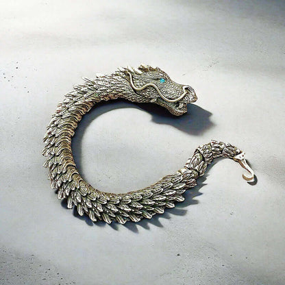 DRAGON GOT -- "12"mm Pure Copper Bracelet with Hook Buckle for Men & Boys ("9" inch) - THE MEN THING