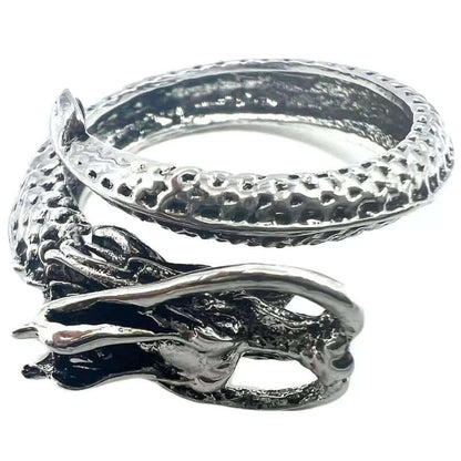 DRAGON-SPIRAL - Alloy Adjustable Vintage Ring for Men & Boys — Rings for Men | THE MEN THING