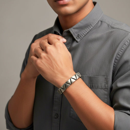 DRAKKAR REIGN - 10mm Black Genuine Leather Adjustable Bracelet for Men & Boys (9.5 inch) - THE MEN THING