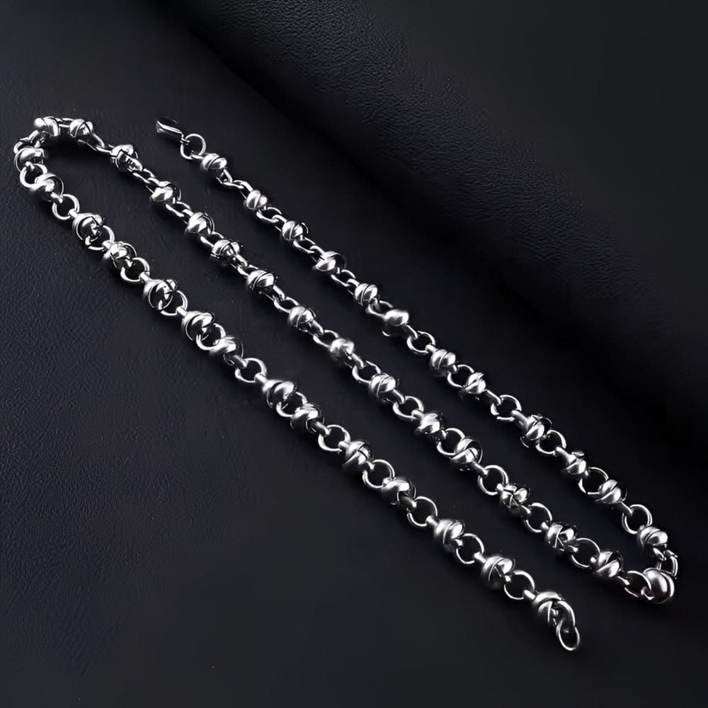 ELARION - 8mm Chain Pure Stainless Steel 23inch for Men & Boys - THE MEN THING