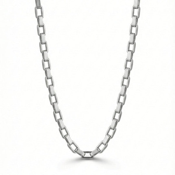 ELEXON - 4mm Chain Pure Stainless Steel 23inch for Men & Boys