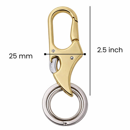 ELITE ARC SIGNATURE – GOLDEN - Stainless Steel Keychain for Men & Boy — KeyChains for Men | THE MEN THING