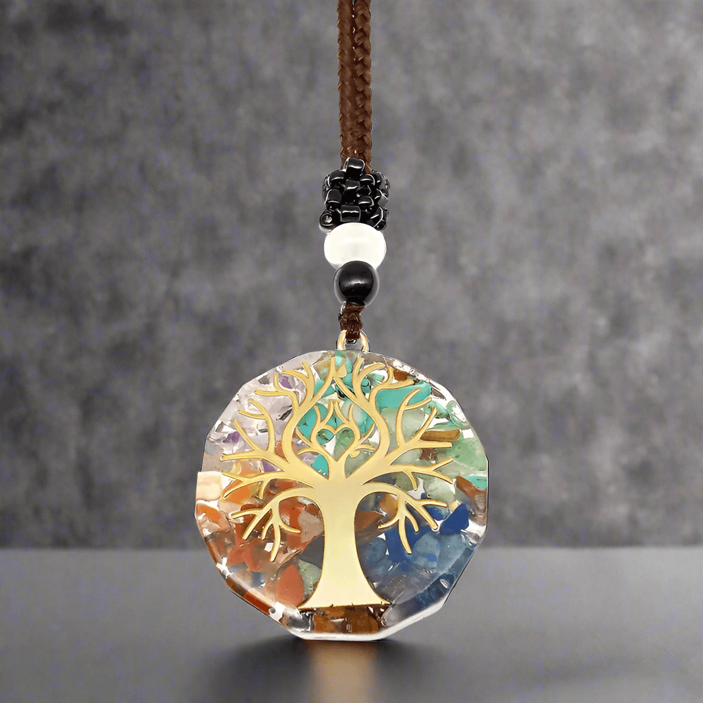 ELIXIR OF LIFE -- Natural Crystal necklace with 30 inch Adjustable Rope Chain for Men & Boys - THE MEN THING