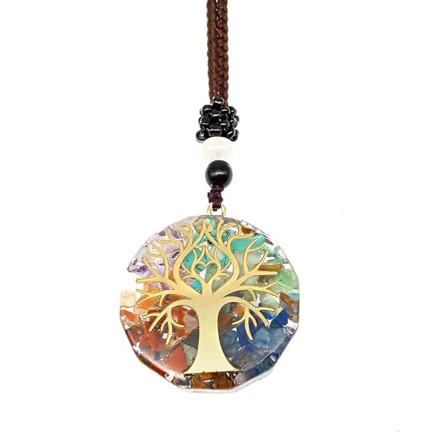 ELIXIR OF LIFE -- Natural Crystal necklace with 30 inch Adjustable Rope Chain for Men & Boys - THE MEN THING