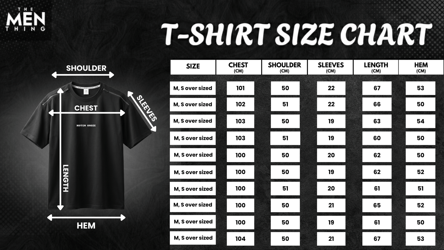 ELVORIX CORE Oversized T-Shirt - Black — T-Shirt for Men | THE MEN THING