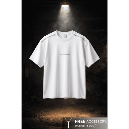 ELVORIX CORE Oversized T-Shirt - White — T-Shirt for Men | THE MEN THING