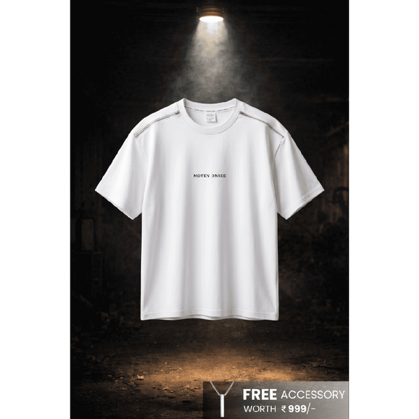 ELVORIX CORE Oversized T-Shirt - White