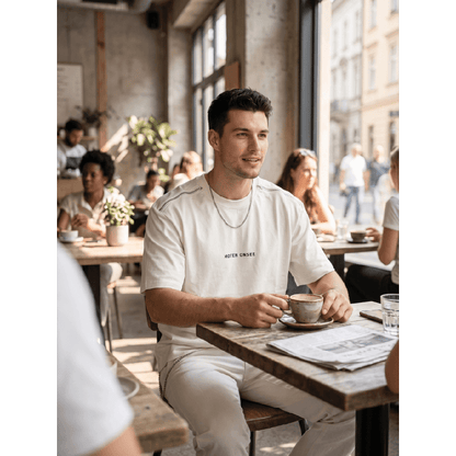 ELVORIX CORE Oversized T-Shirt - White — T-Shirt for Men | THE MEN THING