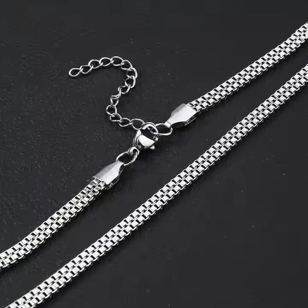 ERIX - 4mm Chain Pure Stainless Steel 19inch for Men & Boys