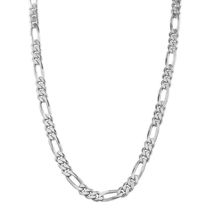 FIGARO ITALIAN STYLE CHAIN - 7.2mm Pure Stainless Steel - 24inch for Men & Boys - THE MEN THING