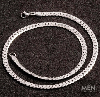 FLAT SNAKE CHAIN - 6.2mm Chain Pure Stainless Steel 24inch for Men & Boys - THE MEN THING