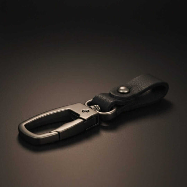 FORGECLIP BLACK - Stainless Steel Keychain for Men & Boy