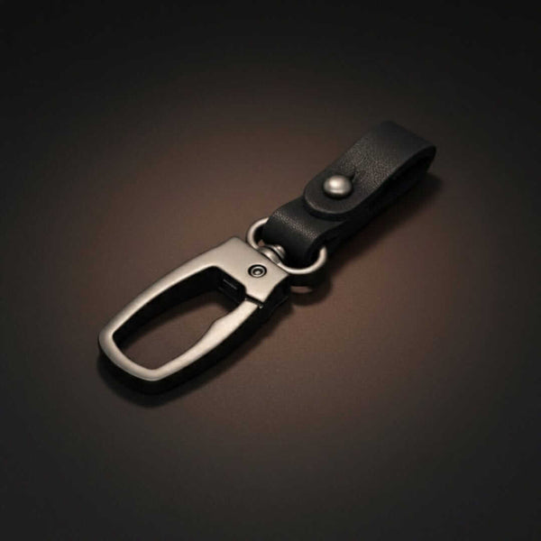 FORGECLIP BLACK - Stainless Steel Keychain for Men & Boy