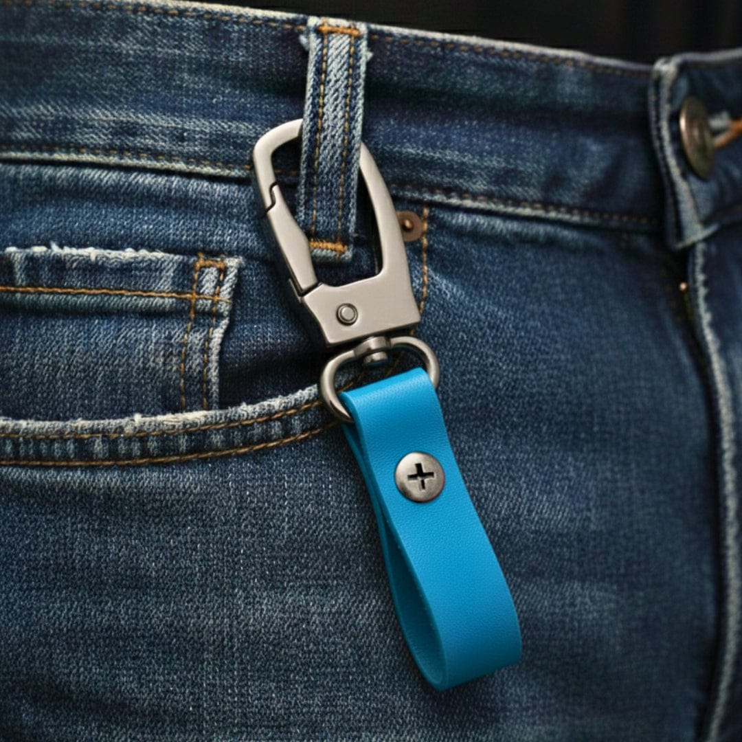FORGECLIP BLUE - Stainless Steel Keychain for Men & Boy - THE MEN THING
