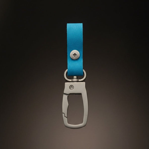 FORGECLIP BLUE - Stainless Steel Keychain for Men & Boy