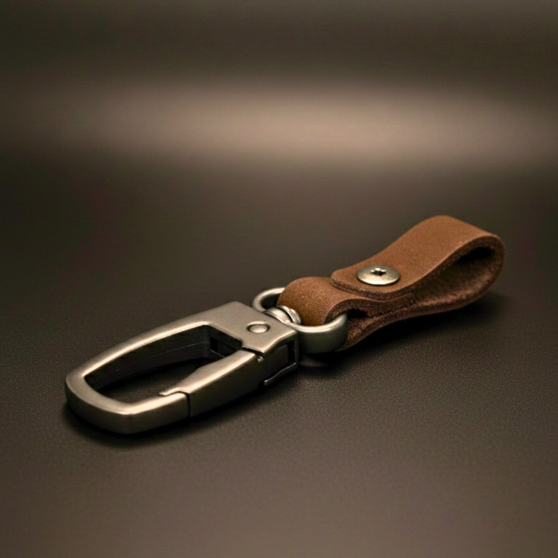 FORGECLIP DARK BROWN - Stainless Steel Keychain for Men & Boy - THE MEN THING