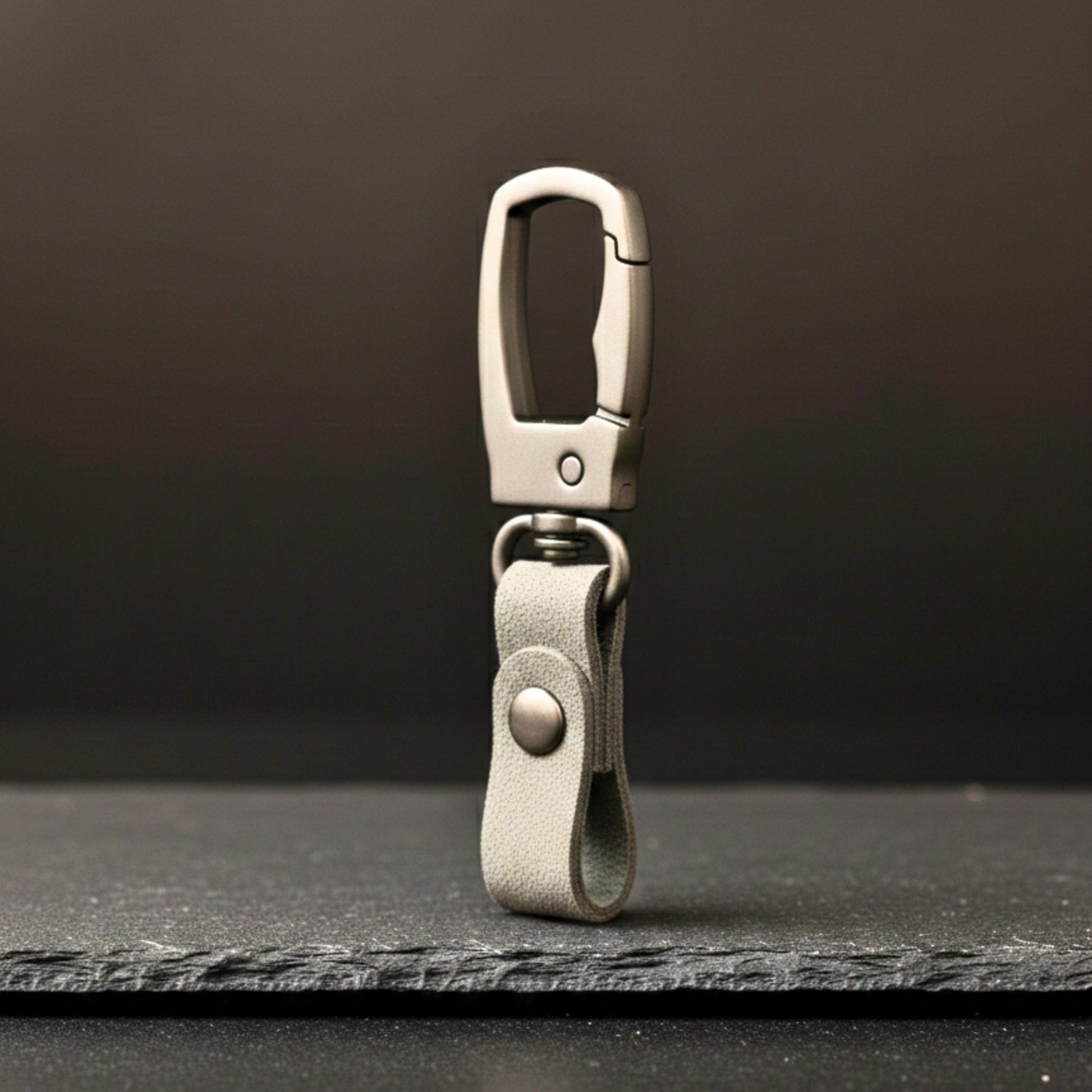 FORGECLIP GREY - Stainless Steel Keychain for Men & Boy - THE MEN THING