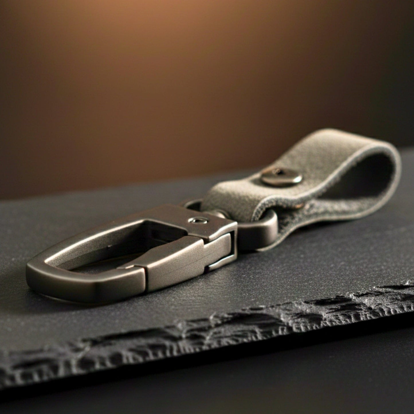FORGECLIP GREY - Stainless Steel Keychain for Men & Boy - THE MEN THING
