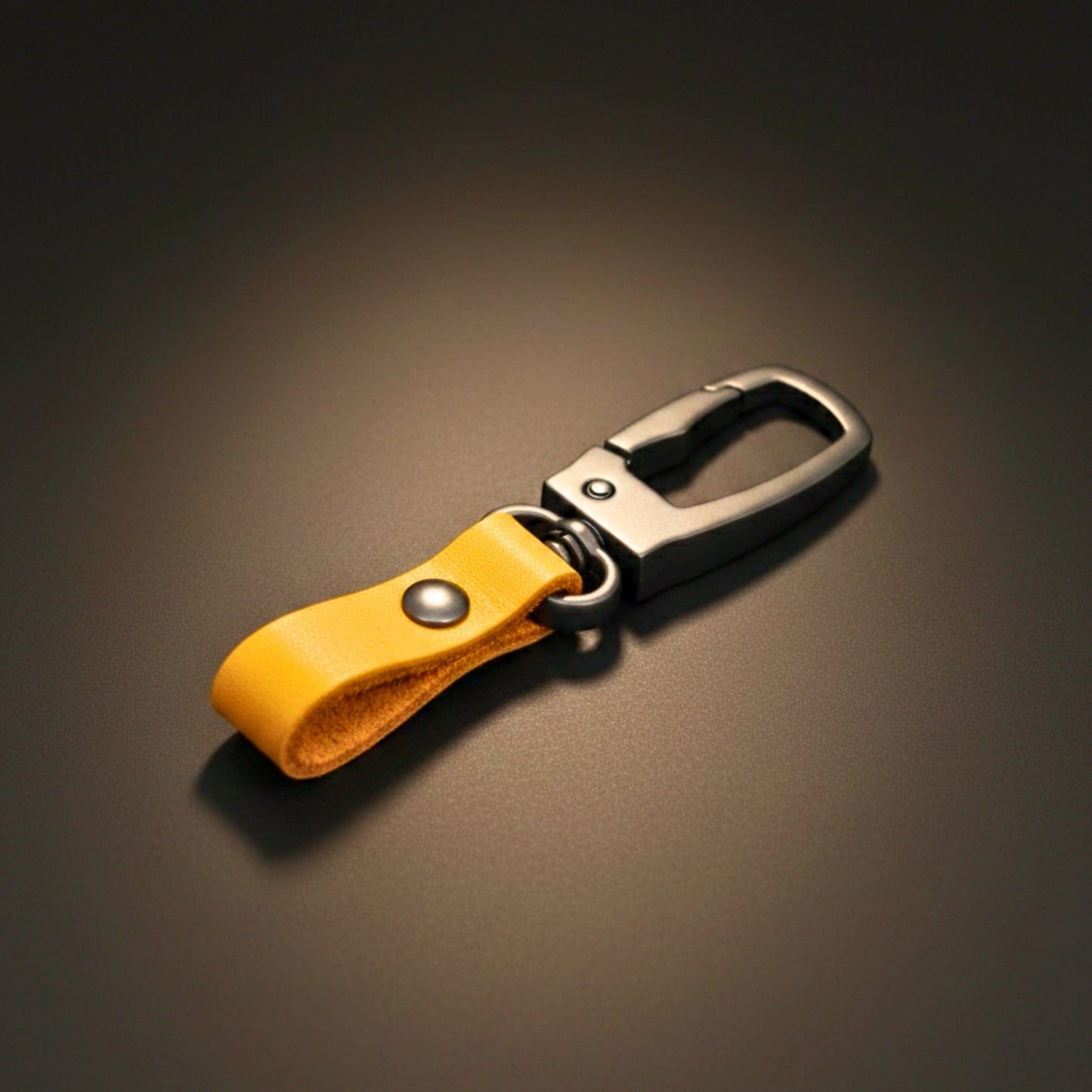 FORGECLIP MUSTARD YELLOW - Stainless Steel Keychain for Men & Boy - THE MEN THING