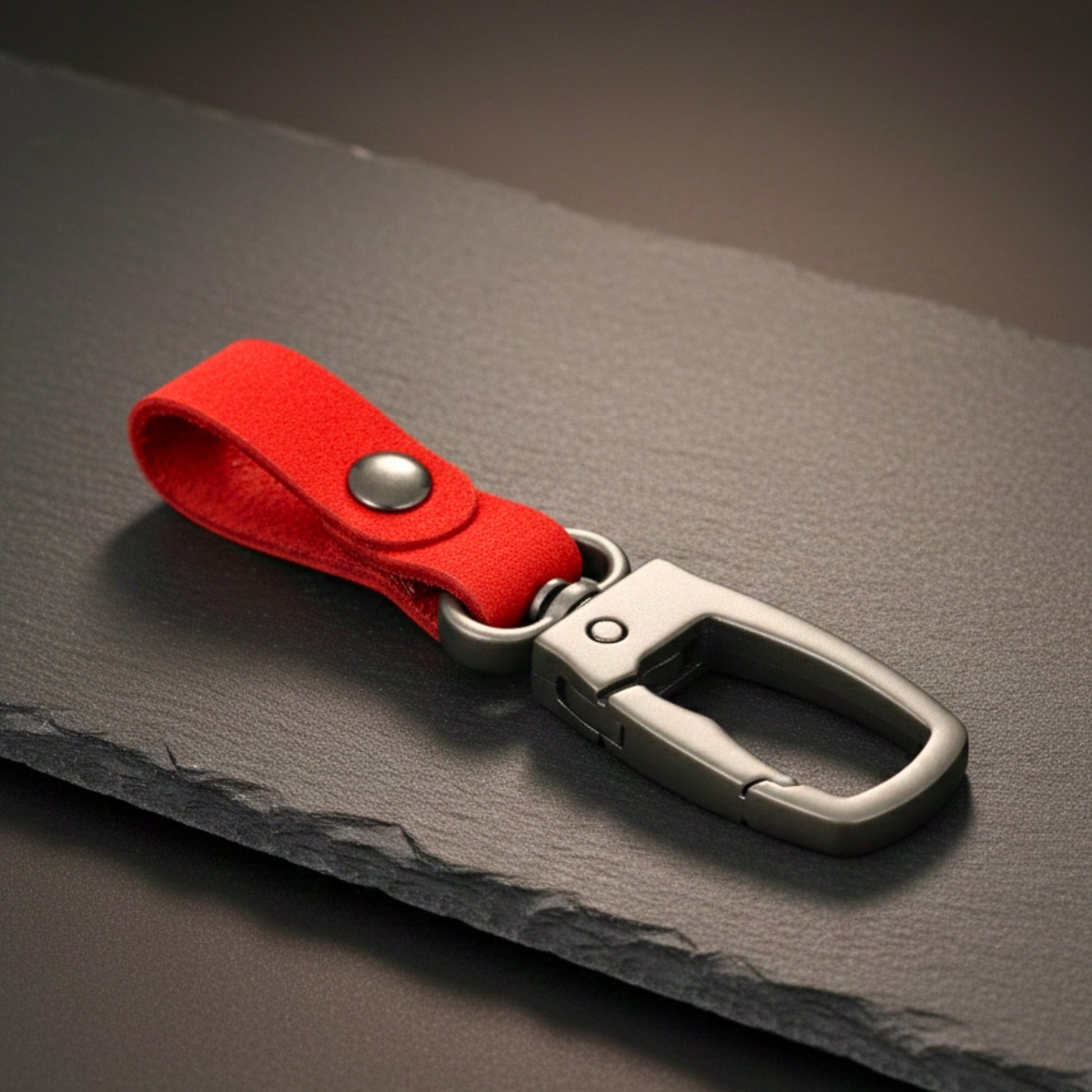 FORGECLIP RED - Stainless Steel Keychain for Men & Boy - THE MEN THING