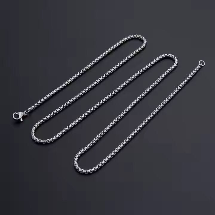 FROSTBITE - 3mm Chain Pure Stainless Steel 23inch for Men & Boys - THE MEN THING