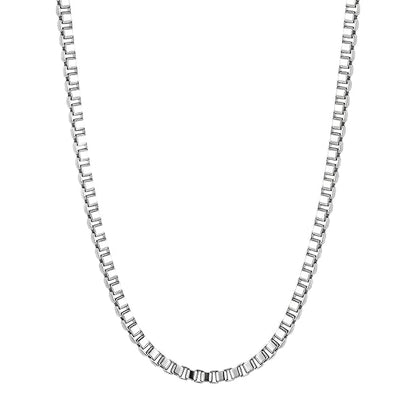 FROSTBITE - 3mm Chain Pure Stainless Steel 23inch for Men & Boys - THE MEN THING