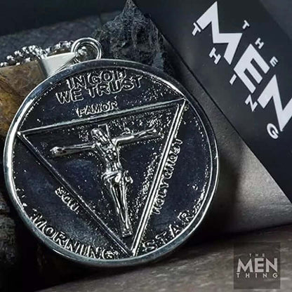 GOAT STAR - Alloy Pendant with Pure Stainless Steel 24inch Round Box Chain, European trending Style for Men & Boys - THE MEN THING