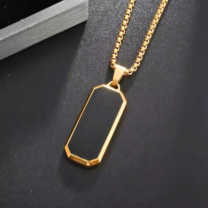 GOLDEN HAWK CREST - Pure Stainless Steel 24inch Round box Chain for Men, European trending Style for Men & Boy — SS Pendant/ Necklace for Men | THE MEN THING
