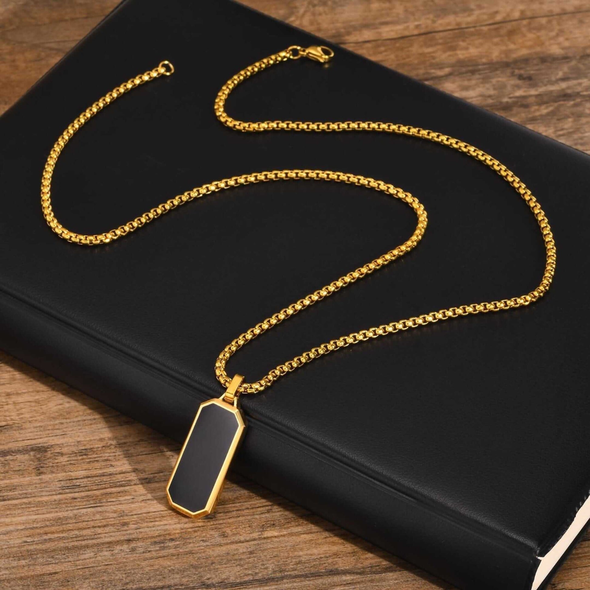 GOLDEN HAWK CREST - Pure Stainless Steel 24inch Round box Chain for Men, European trending Style for Men & Boy — SS Pendant/ Necklace for Men | THE MEN THING