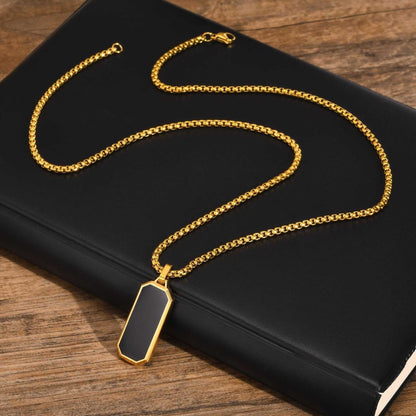 GOLDEN HAWK CREST - Pure Stainless Steel 24inch Round box Chain for Men, European trending Style for Men & Boy — SS Pendant/ Necklace for Men | THE MEN THING