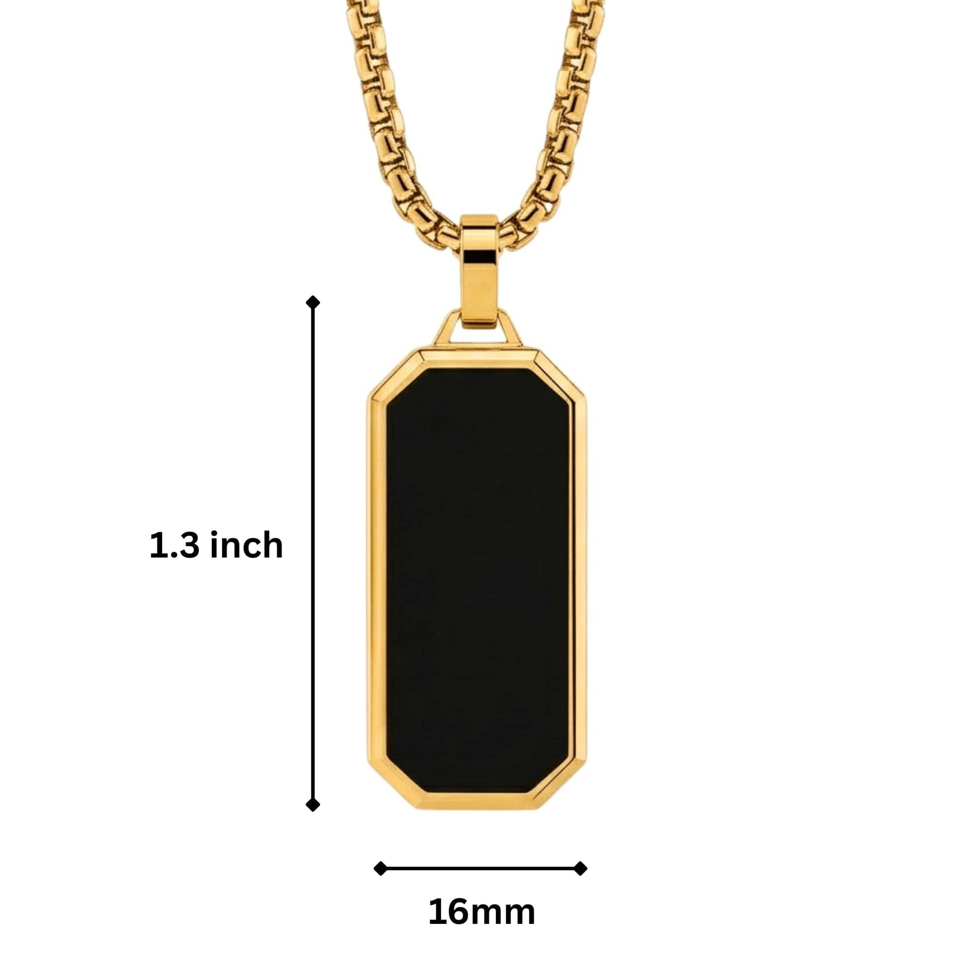 GOLDEN HAWK CREST - Pure Stainless Steel 24inch Round box Chain for Men, European trending Style for Men & Boy — SS Pendant/ Necklace for Men | THE MEN THING