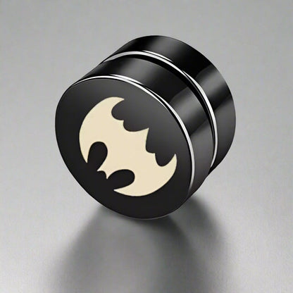 GOTHAM - Magnetic Non-Piercing Pure Titanium Steel Studs Earrings for Men & Boys (2 Pcs) - THE MEN THING