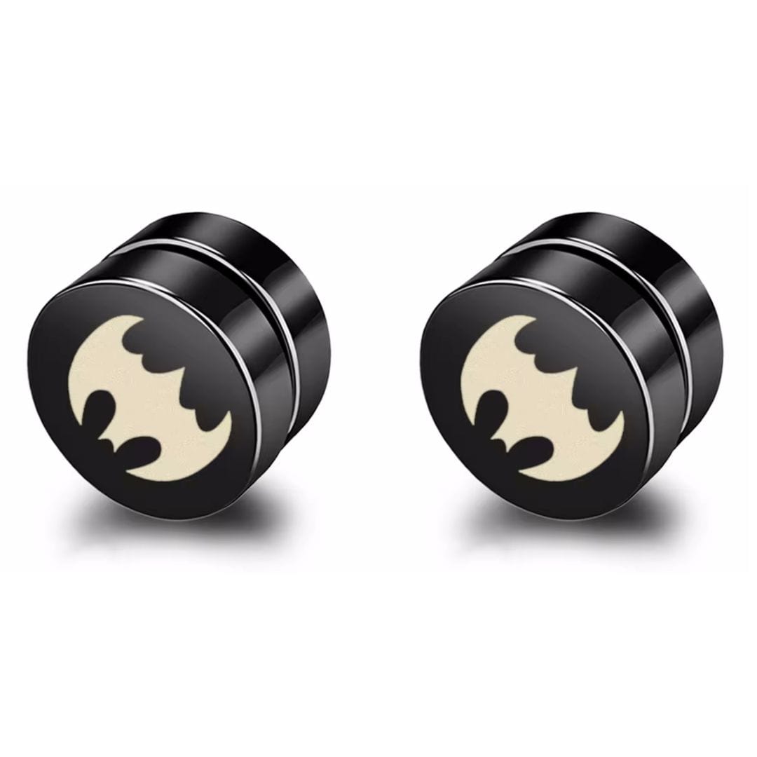 GOTHAM - Magnetic Non-Piercing Pure Titanium Steel Studs Earrings for Men & Boys (2 Pcs) - THE MEN THING