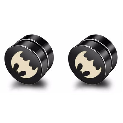 GOTHAM - Magnetic Non-Piercing Pure Titanium Steel Studs Earrings for Men & Boys (2 Pcs) - THE MEN THING