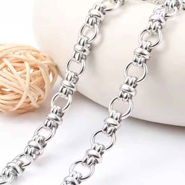 GRAVION - 11mm Chain Pure Stainless Steel 23inch for Men & Boys - THE MEN THING