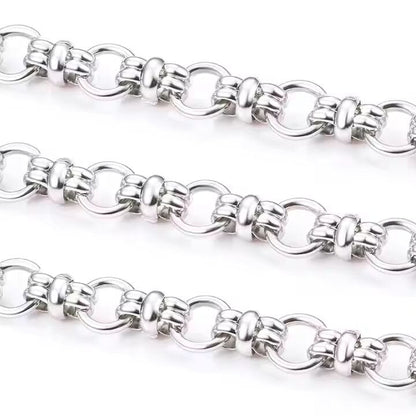 GRAVION - 11mm Chain Pure Stainless Steel 23inch for Men & Boys - THE MEN THING