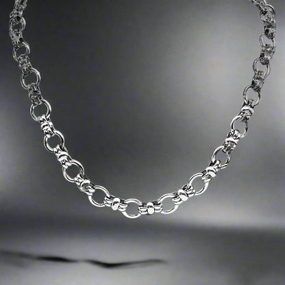 GRAVION - 11mm Chain Pure Stainless Steel 23inch for Men & Boys - THE MEN THING