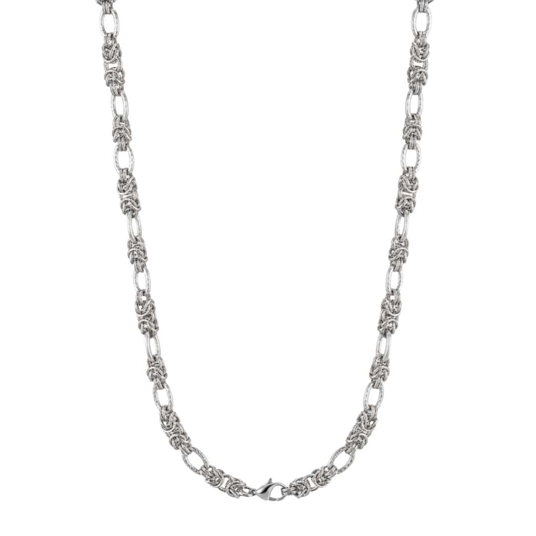 GRIDON - 9mm Chain Pure Stainless Steel 23inch for Men & Boys - THE MEN THING