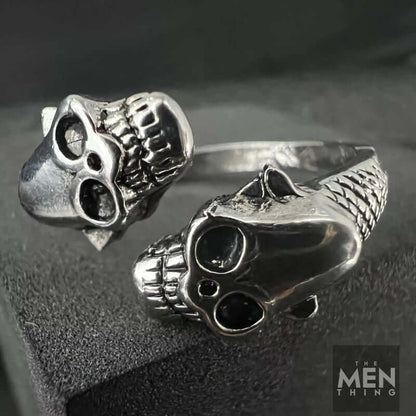 GRIMHUG - Alloy Adjustable Vintage Ring, American trending Style for Men & Boys - THE MEN THING