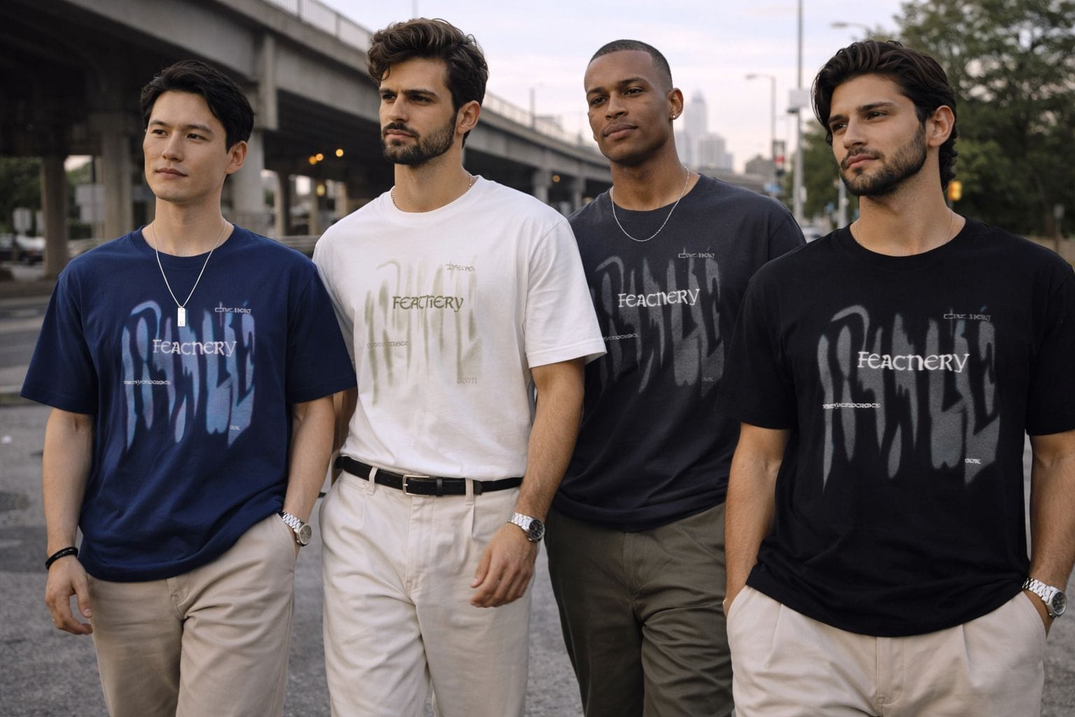 GRUNGE FADE Oversized T-Shirt - Grey - THE MEN THING