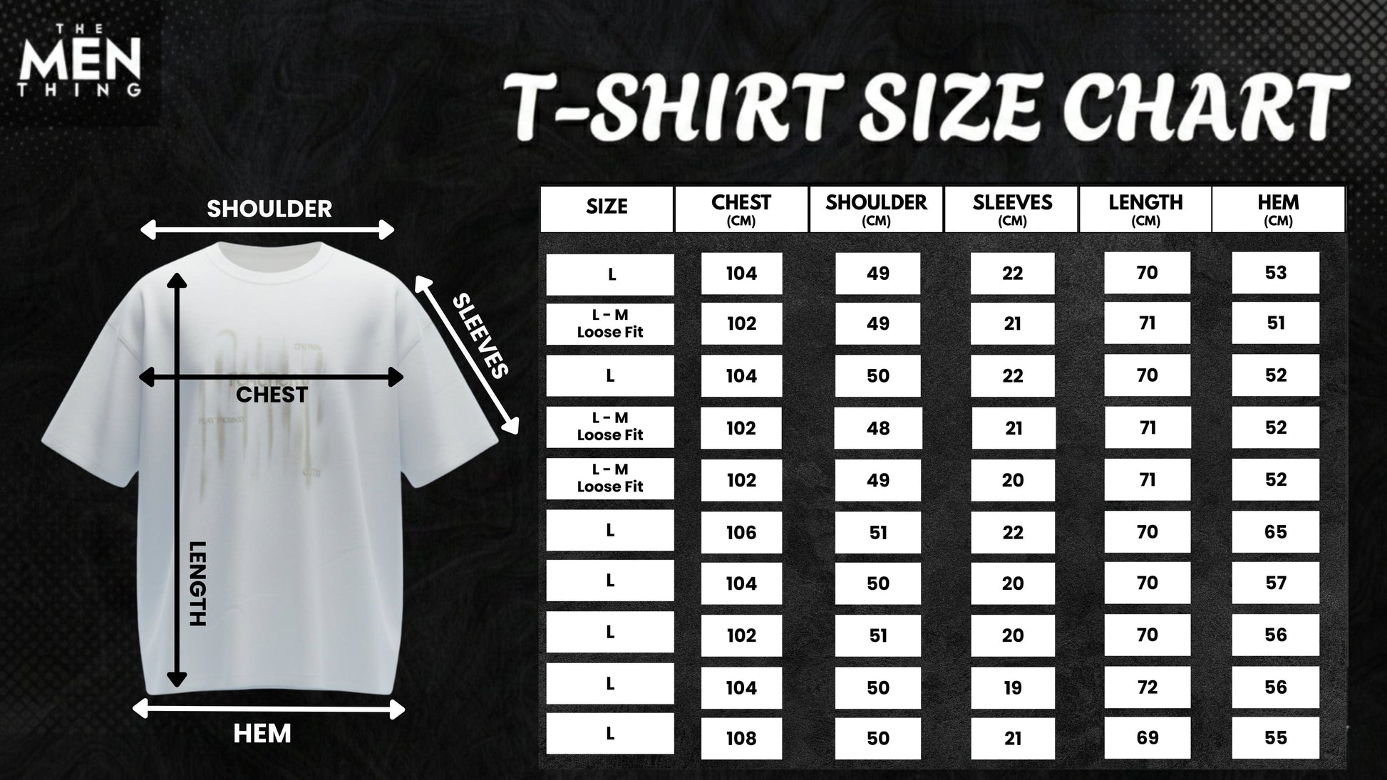 GRUNGE FADE Oversized T-Shirt - White - THE MEN THING