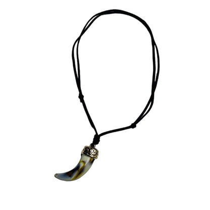 HARMONY HUES - Multi Color Ivory Dangle Pendant Necklace with Black Cotton Cord Adjustable Necklace for Men and Boys. — Leather Bracelet for Men | THE MEN THING