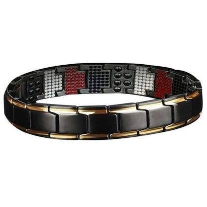 HEALTHSTYLE- Titanium Steel Bracelet - Magnetic Weight Loss Bracelet, Pain Relief Fashionable Bracelet - Blood Pressure Controller Bracelet for Men & Boys - THE MEN THING