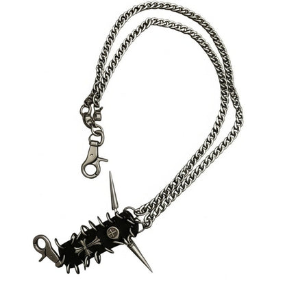 HELLSPIRE CHAIN - Pure Titanium Steel Wallet Biker Chain For Jeans with Lobster Clasps for Men & Boys - "27"inch - THE MEN THING